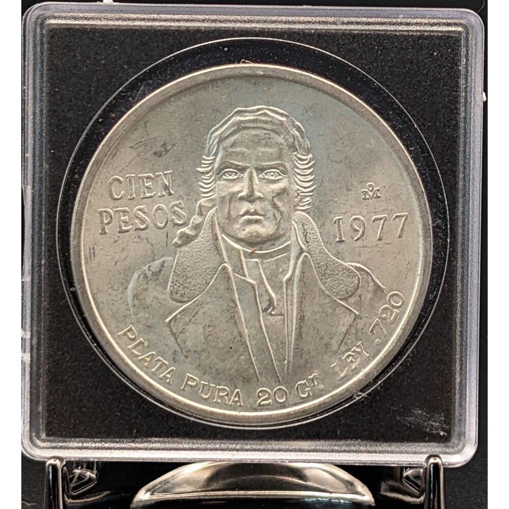 1977 Mexico 100 Pesos • Morelos • .720 Silver • 20g Pure • UMM Finds NorCal
